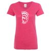 Women’s Glitter V-Neck T-Shirt Thumbnail